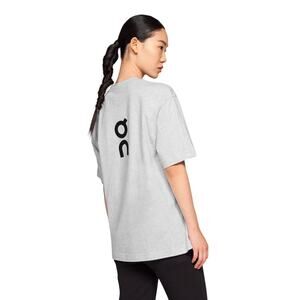 On Club-T Cotton T-Shirt in Grey/Crater Size S - New